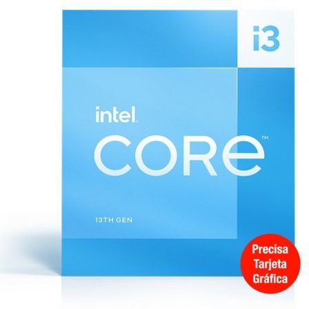 Intel Core i3-13100F Procesador de 13.ª Generación, 3,4 GHz - 4,5 GHz, LGA 1700